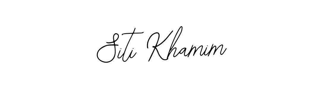 if you are searching for the best signature style for your name Siti Khamim. so please give up your signature search. here we have designed multiple signature styles  using Bearetta-2O07w. Siti Khamim signature style 12 images and pictures png