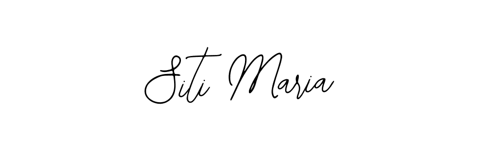 Siti Maria stylish signature style. Best Handwritten Sign (Bearetta-2O07w) for my name. Handwritten Signature Collection Ideas for my name Siti Maria. Siti Maria signature style 12 images and pictures png
