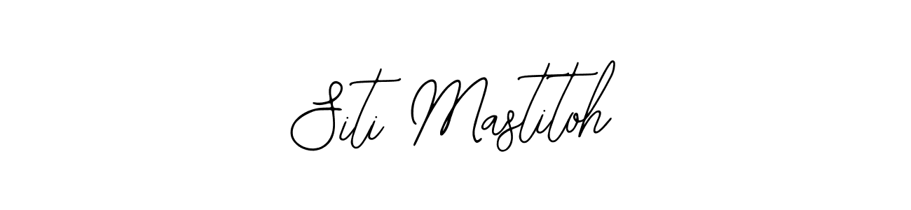 Make a beautiful signature design for name Siti Mastitoh. Use this online signature maker to create a handwritten signature for free. Siti Mastitoh signature style 12 images and pictures png