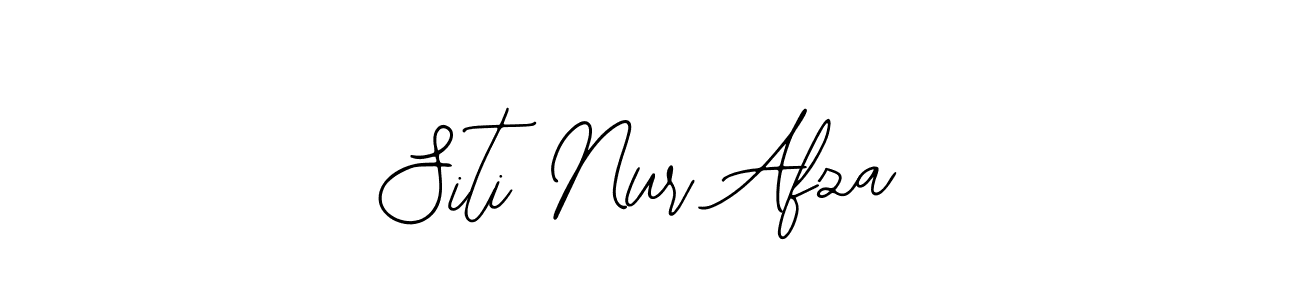 The best way (Bearetta-2O07w) to make a short signature is to pick only two or three words in your name. The name Siti Nur Afza include a total of six letters. For converting this name. Siti Nur Afza signature style 12 images and pictures png