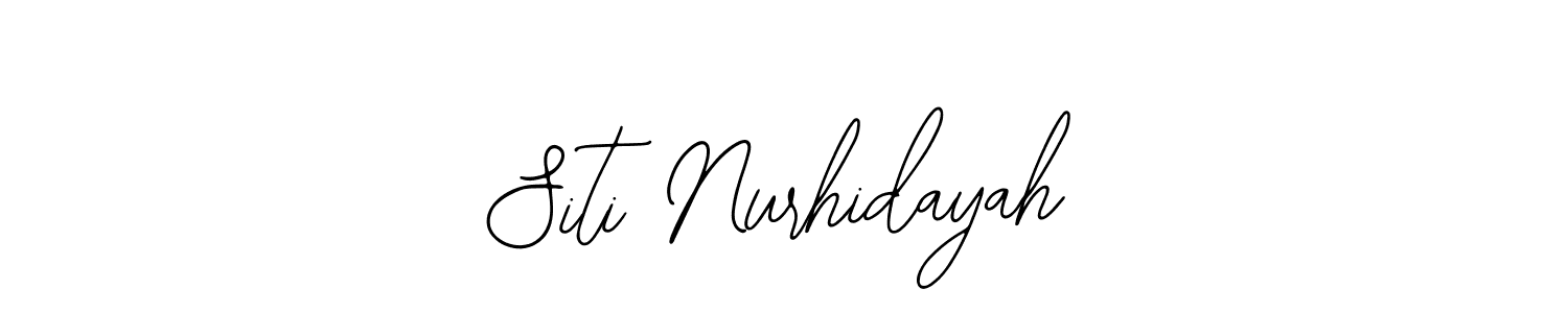 Siti Nurhidayah stylish signature style. Best Handwritten Sign (Bearetta-2O07w) for my name. Handwritten Signature Collection Ideas for my name Siti Nurhidayah. Siti Nurhidayah signature style 12 images and pictures png