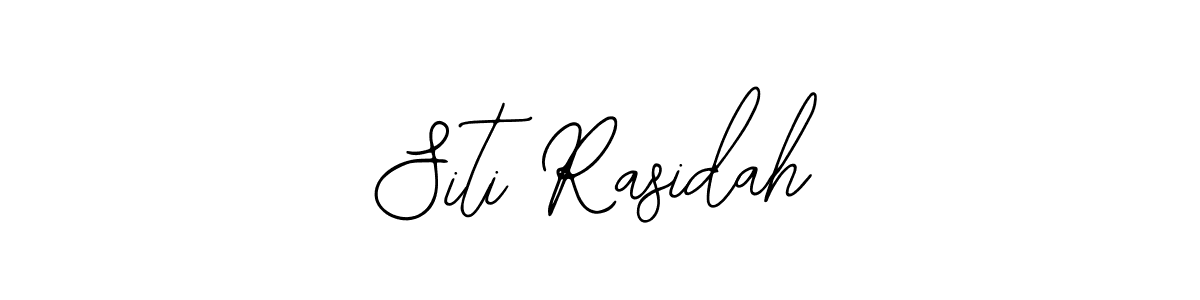 You should practise on your own different ways (Bearetta-2O07w) to write your name (Siti Rasidah) in signature. don't let someone else do it for you. Siti Rasidah signature style 12 images and pictures png