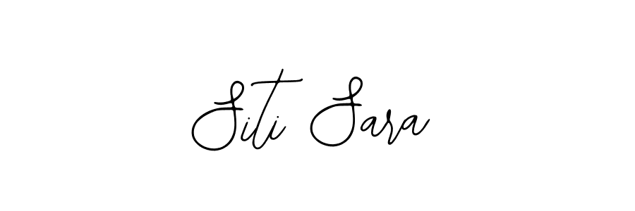 The best way (Bearetta-2O07w) to make a short signature is to pick only two or three words in your name. The name Siti Sara include a total of six letters. For converting this name. Siti Sara signature style 12 images and pictures png