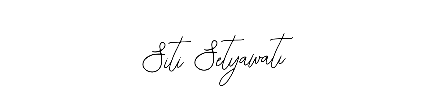 Design your own signature with our free online signature maker. With this signature software, you can create a handwritten (Bearetta-2O07w) signature for name Siti Setyawati. Siti Setyawati signature style 12 images and pictures png