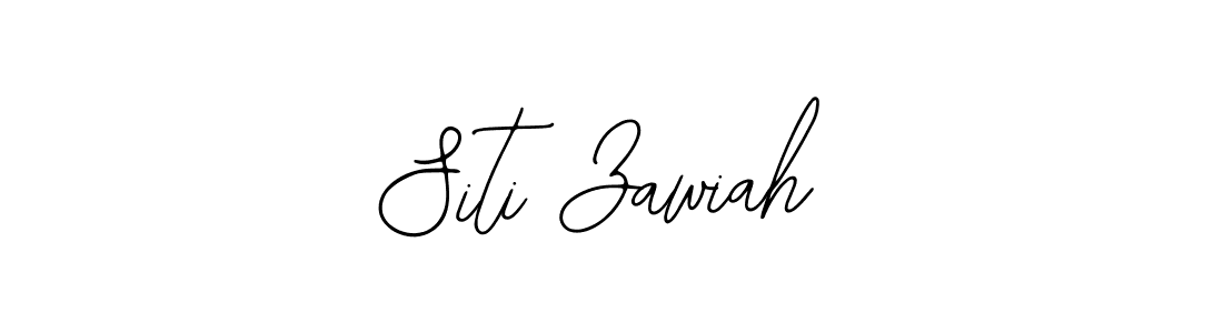 You should practise on your own different ways (Bearetta-2O07w) to write your name (Siti Zawiah) in signature. don't let someone else do it for you. Siti Zawiah signature style 12 images and pictures png