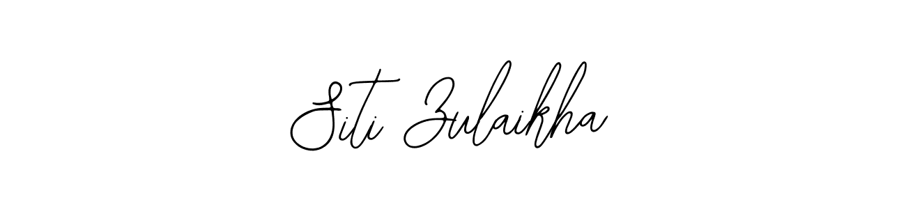Make a beautiful signature design for name Siti Zulaikha. Use this online signature maker to create a handwritten signature for free. Siti Zulaikha signature style 12 images and pictures png