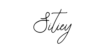 Give your name Sitiey an exquisite flair with the Bearetta-2O07w script font. Ideal for contracts, resumes, and formal letterheads. Sitiey signature style 12 images and pictures png