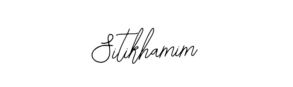 Sitikhamim stylish signature style. Best Handwritten Sign (Bearetta-2O07w) for my name. Handwritten Signature Collection Ideas for my name Sitikhamim. Sitikhamim signature style 12 images and pictures png