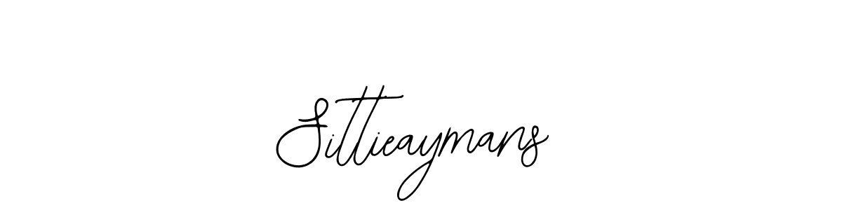 Design your own signature with our free online signature maker. With this signature software, you can create a handwritten (Bearetta-2O07w) signature for name Sittieaymans. Sittieaymans signature style 12 images and pictures png