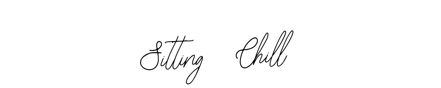 This is the best signature style for the Sitting   Chill name. Also you like these signature font (Bearetta-2O07w). Mix name signature. Sitting   Chill signature style 12 images and pictures png