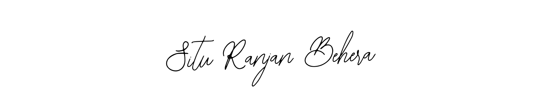 How to make Situ Ranjan Behera name signature. Use Bearetta-2O07w style for creating short signs online. This is the latest handwritten sign. Situ Ranjan Behera signature style 12 images and pictures png