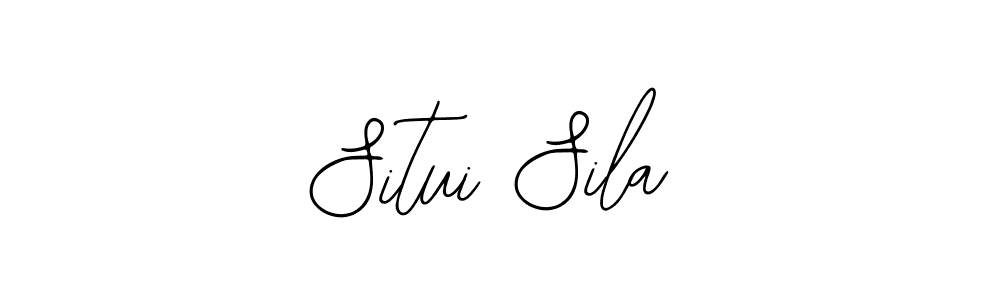 How to make Situi Sila signature? Bearetta-2O07w is a professional autograph style. Create handwritten signature for Situi Sila name. Situi Sila signature style 12 images and pictures png