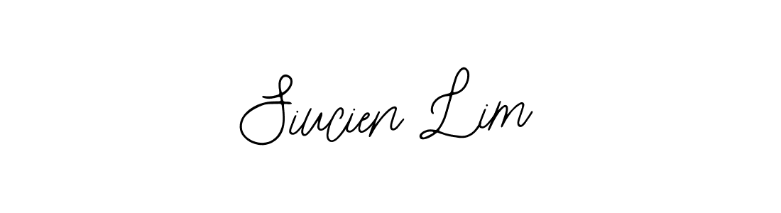 if you are searching for the best signature style for your name Siucien Lim. so please give up your signature search. here we have designed multiple signature styles  using Bearetta-2O07w. Siucien Lim signature style 12 images and pictures png