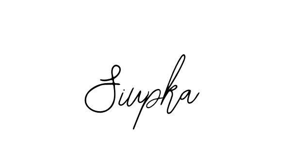 if you are searching for the best signature style for your name Siupka. so please give up your signature search. here we have designed multiple signature styles  using Bearetta-2O07w. Siupka signature style 12 images and pictures png