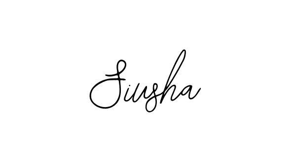 Design your own signature with our free online signature maker. With this signature software, you can create a handwritten (Bearetta-2O07w) signature for name Siusha. Siusha signature style 12 images and pictures png