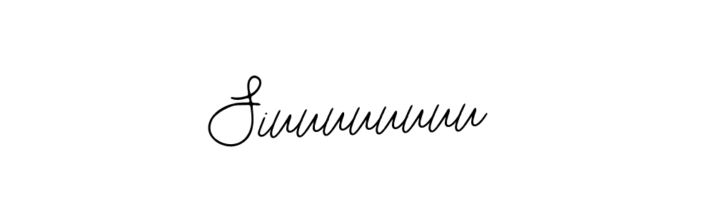 Use a signature maker to create a handwritten signature online. With this signature software, you can design (Bearetta-2O07w) your own signature for name Siuuuuuuuu. Siuuuuuuuu signature style 12 images and pictures png