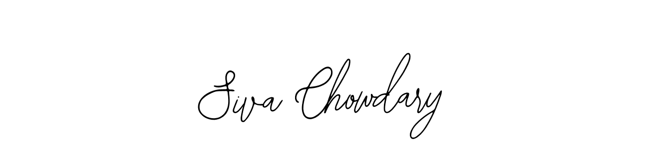 How to make Siva Chowdary signature? Bearetta-2O07w is a professional autograph style. Create handwritten signature for Siva Chowdary name. Siva Chowdary signature style 12 images and pictures png