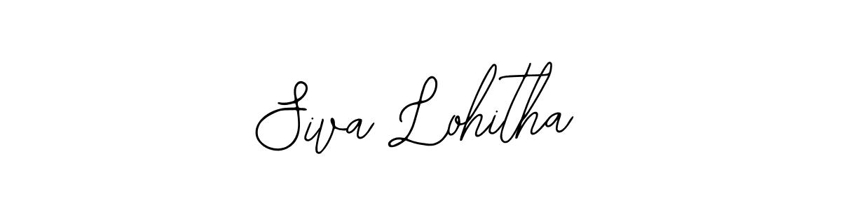 Use a signature maker to create a handwritten signature online. With this signature software, you can design (Bearetta-2O07w) your own signature for name Siva Lohitha. Siva Lohitha signature style 12 images and pictures png