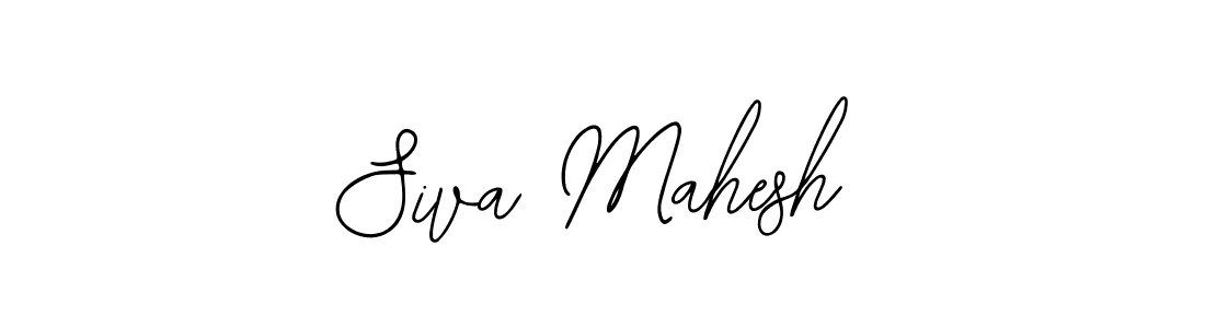 You should practise on your own different ways (Bearetta-2O07w) to write your name (Siva Mahesh) in signature. don't let someone else do it for you. Siva Mahesh signature style 12 images and pictures png