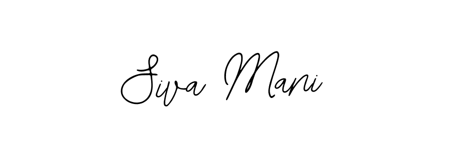 Create a beautiful signature design for name Siva Mani. With this signature (Bearetta-2O07w) fonts, you can make a handwritten signature for free. Siva Mani signature style 12 images and pictures png