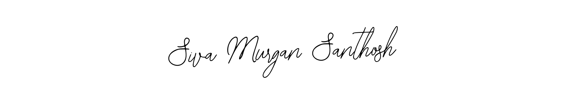 Also we have Siva Murgan Santhosh name is the best signature style. Create professional handwritten signature collection using Bearetta-2O07w autograph style. Siva Murgan Santhosh signature style 12 images and pictures png