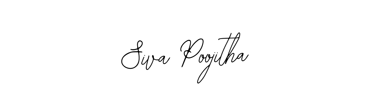 Make a beautiful signature design for name Siva Poojitha. With this signature (Bearetta-2O07w) style, you can create a handwritten signature for free. Siva Poojitha signature style 12 images and pictures png