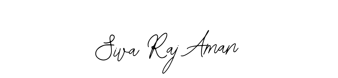 Design your own signature with our free online signature maker. With this signature software, you can create a handwritten (Bearetta-2O07w) signature for name Siva Raj Aman. Siva Raj Aman signature style 12 images and pictures png
