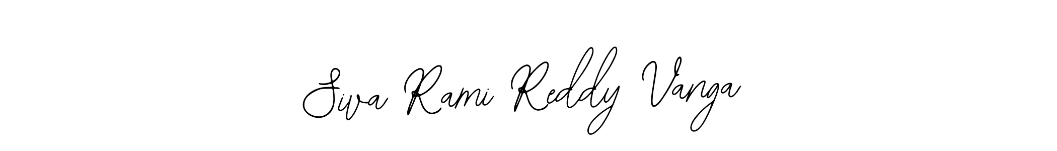 You can use this online signature creator to create a handwritten signature for the name Siva Rami Reddy Vanga. This is the best online autograph maker. Siva Rami Reddy Vanga signature style 12 images and pictures png