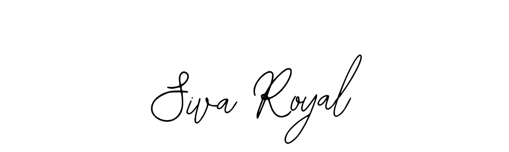 Use a signature maker to create a handwritten signature online. With this signature software, you can design (Bearetta-2O07w) your own signature for name Siva Royal. Siva Royal signature style 12 images and pictures png