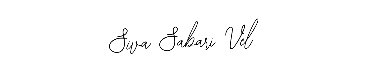 How to make Siva Sabari Vel signature? Bearetta-2O07w is a professional autograph style. Create handwritten signature for Siva Sabari Vel name. Siva Sabari Vel signature style 12 images and pictures png