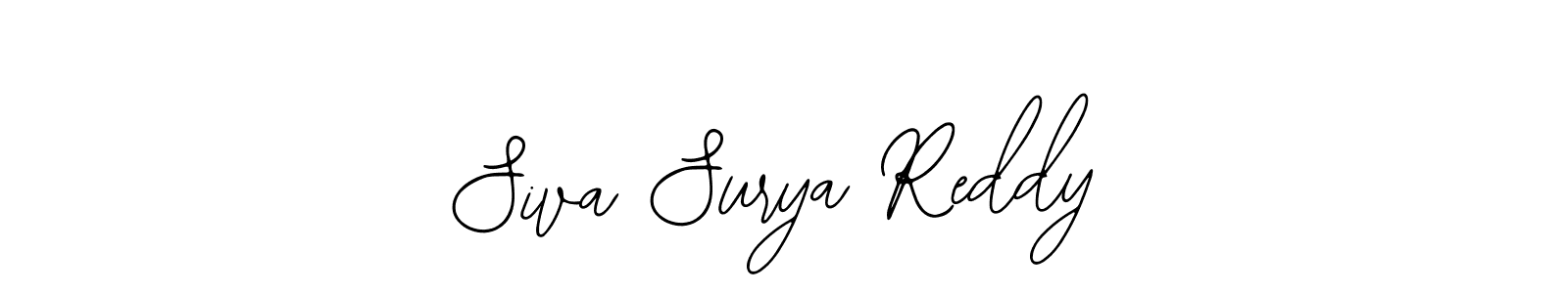 Also we have Siva Surya Reddy name is the best signature style. Create professional handwritten signature collection using Bearetta-2O07w autograph style. Siva Surya Reddy signature style 12 images and pictures png