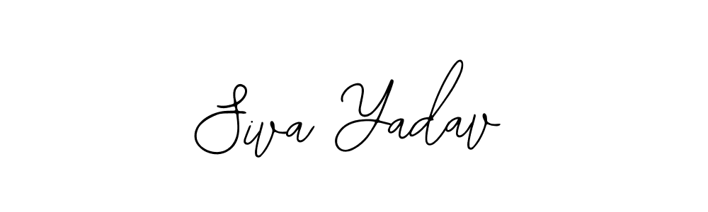 Use a signature maker to create a handwritten signature online. With this signature software, you can design (Bearetta-2O07w) your own signature for name Siva Yadav. Siva Yadav signature style 12 images and pictures png