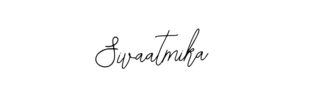 Design your own signature with our free online signature maker. With this signature software, you can create a handwritten (Bearetta-2O07w) signature for name Sivaatmika. Sivaatmika signature style 12 images and pictures png