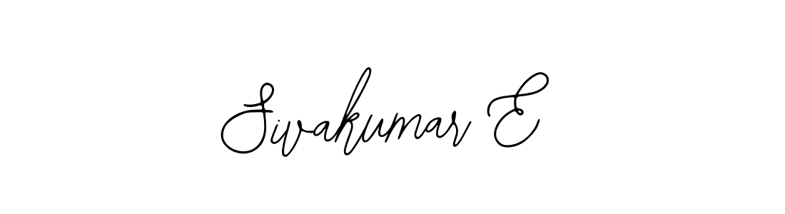 Make a beautiful signature design for name Sivakumar E. Use this online signature maker to create a handwritten signature for free. Sivakumar E signature style 12 images and pictures png
