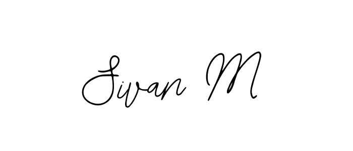 Design your own signature with our free online signature maker. With this signature software, you can create a handwritten (Bearetta-2O07w) signature for name Sivan M. Sivan M signature style 12 images and pictures png