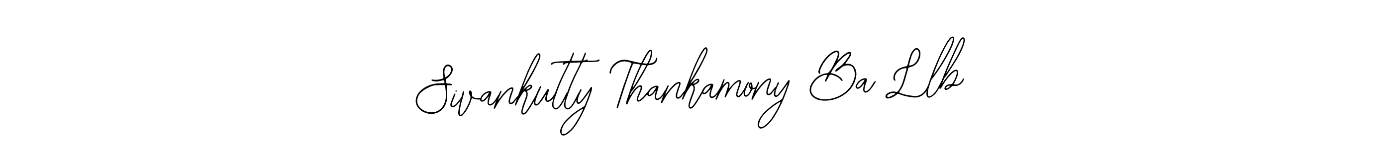 Create a beautiful signature design for name Sivankutty Thankamony Ba Llb. With this signature (Bearetta-2O07w) fonts, you can make a handwritten signature for free. Sivankutty Thankamony Ba Llb signature style 12 images and pictures png