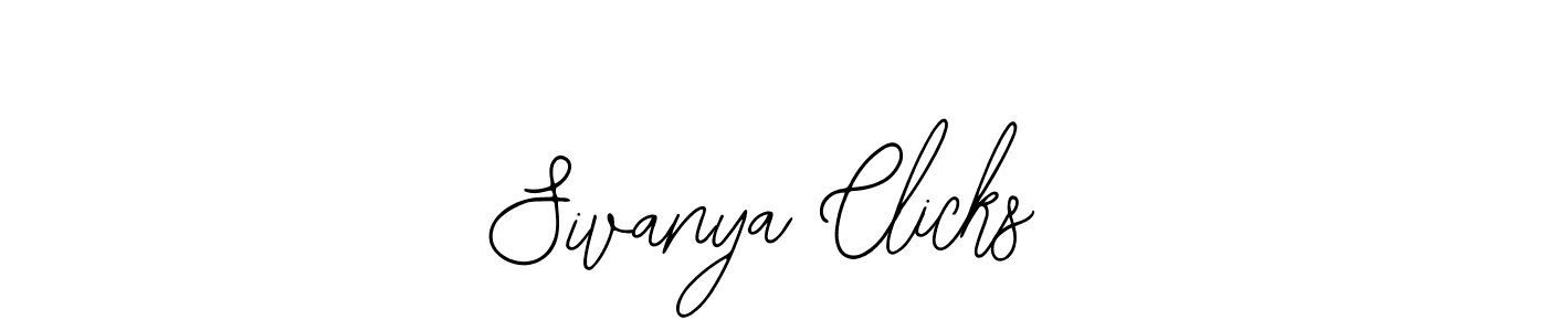 How to make Sivanya Clicks name signature. Use Bearetta-2O07w style for creating short signs online. This is the latest handwritten sign. Sivanya Clicks signature style 12 images and pictures png