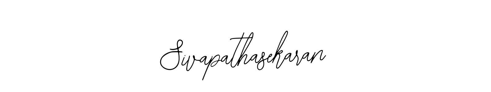 How to make Sivapathasekaran name signature. Use Bearetta-2O07w style for creating short signs online. This is the latest handwritten sign. Sivapathasekaran signature style 12 images and pictures png