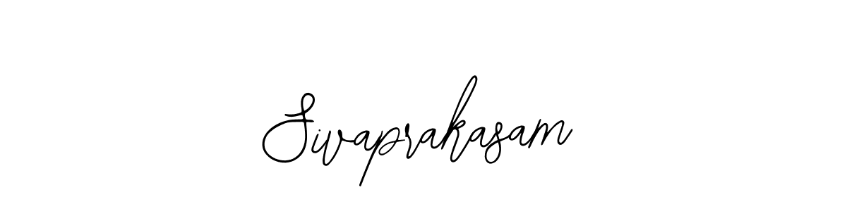 Use a signature maker to create a handwritten signature online. With this signature software, you can design (Bearetta-2O07w) your own signature for name Sivaprakasam. Sivaprakasam signature style 12 images and pictures png