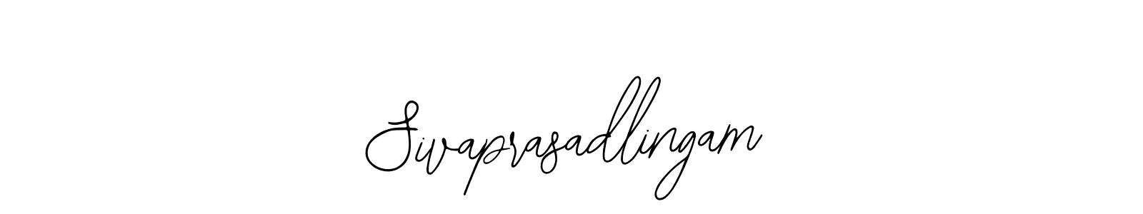 How to make Sivaprasadlingam name signature. Use Bearetta-2O07w style for creating short signs online. This is the latest handwritten sign. Sivaprasadlingam signature style 12 images and pictures png