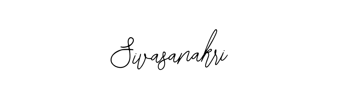 How to make Sivasanakri name signature. Use Bearetta-2O07w style for creating short signs online. This is the latest handwritten sign. Sivasanakri signature style 12 images and pictures png