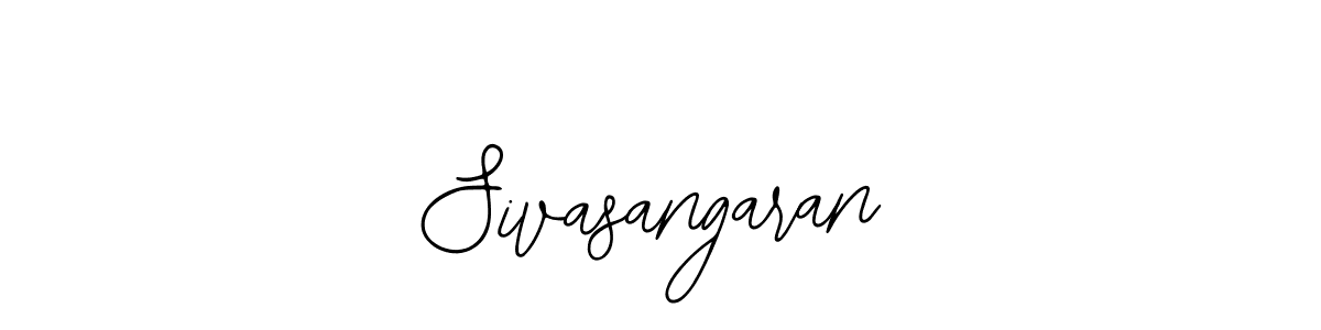 How to make Sivasangaran name signature. Use Bearetta-2O07w style for creating short signs online. This is the latest handwritten sign. Sivasangaran signature style 12 images and pictures png