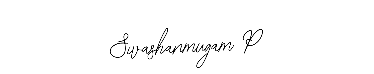 Bearetta-2O07w is a professional signature style that is perfect for those who want to add a touch of class to their signature. It is also a great choice for those who want to make their signature more unique. Get Sivashanmugam P name to fancy signature for free. Sivashanmugam P signature style 12 images and pictures png