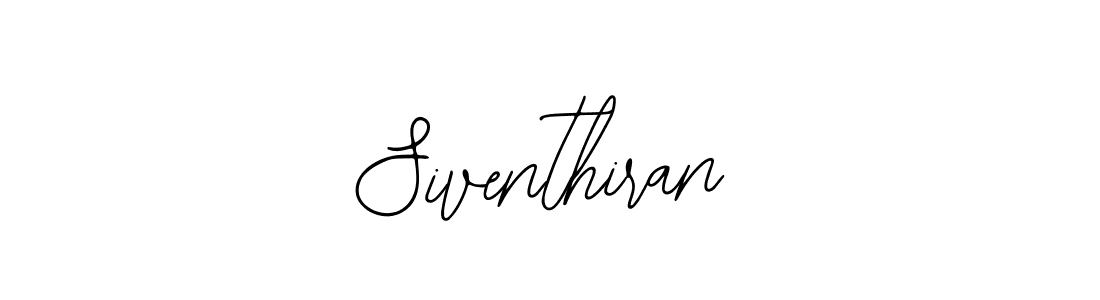 How to make Siventhiran name signature. Use Bearetta-2O07w style for creating short signs online. This is the latest handwritten sign. Siventhiran signature style 12 images and pictures png