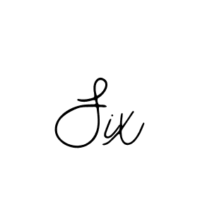 Use a signature maker to create a handwritten signature online. With this signature software, you can design (Bearetta-2O07w) your own signature for name Six. Six signature style 12 images and pictures png