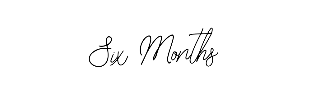 Six Months stylish signature style. Best Handwritten Sign (Bearetta-2O07w) for my name. Handwritten Signature Collection Ideas for my name Six Months. Six Months signature style 12 images and pictures png