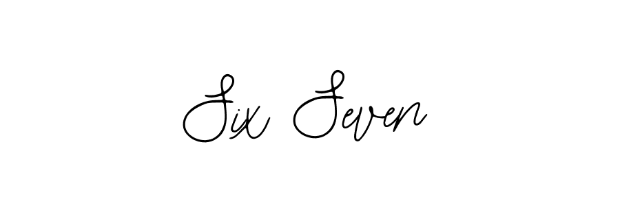 Create a beautiful signature design for name Six Seven. With this signature (Bearetta-2O07w) fonts, you can make a handwritten signature for free. Six Seven signature style 12 images and pictures png