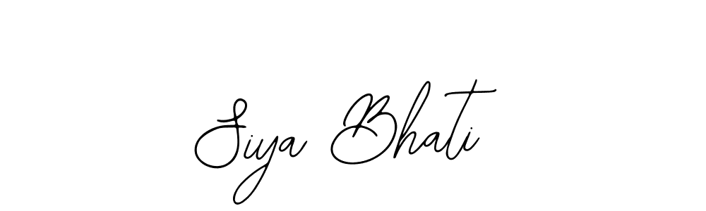 How to make Siya Bhati signature? Bearetta-2O07w is a professional autograph style. Create handwritten signature for Siya Bhati name. Siya Bhati signature style 12 images and pictures png