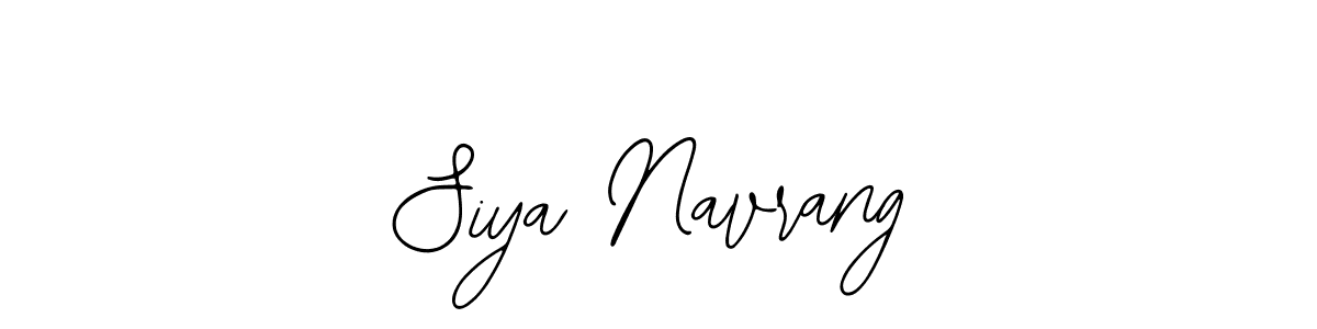 Also we have Siya Navrang name is the best signature style. Create professional handwritten signature collection using Bearetta-2O07w autograph style. Siya Navrang signature style 12 images and pictures png