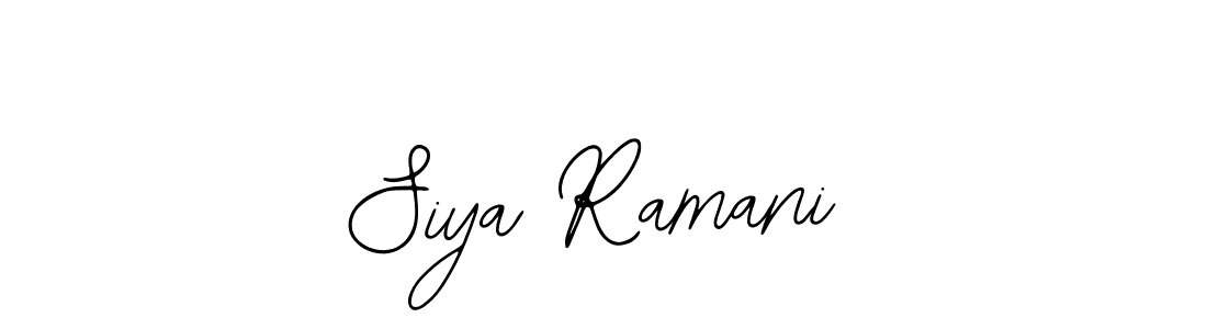 Once you've used our free online signature maker to create your best signature Bearetta-2O07w style, it's time to enjoy all of the benefits that Siya Ramani name signing documents. Siya Ramani signature style 12 images and pictures png